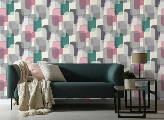 Обои в интерьере артикул 6034-18, Studio, Deco-Deco