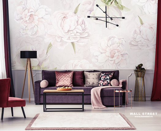 Фотообои в интерьере артикул La Fioritura 24, LA FIORITURA, Wall street