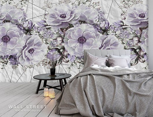 Фотообои в интерьере артикул Floreale 20, FLOREALE, Wall street