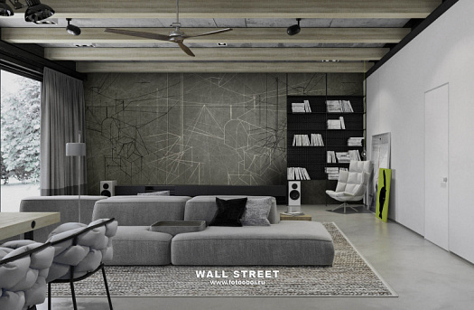 Фотообои в интерьере артикул Induction 29, ИНДУКЦИЯ / INDUCTION, Wall street Фотообои в интерьере артикул Induction 29, ИНДУКЦИЯ / INDUCTION, Wall street